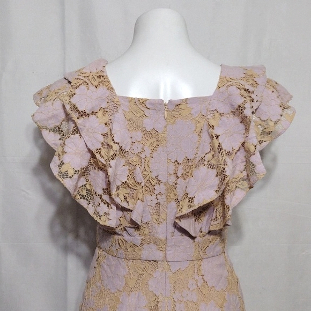 NWT Charles Henry Lace Ruffle Mini Dress Romantic Coquette Garden Party MP - Picture 8 of 13